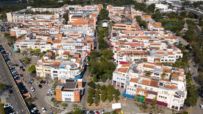 Mapa de Localização Downtown